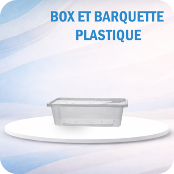 BOX ET BARQUETTE PLASTIQUE